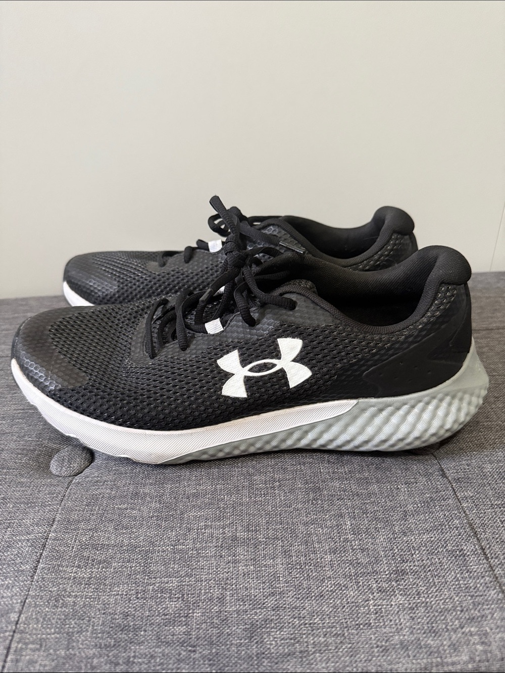Under Armour Black and White Training Sneakers
